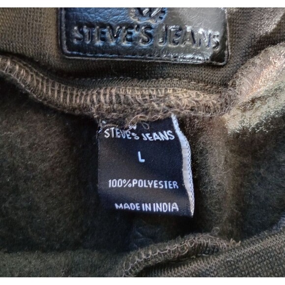 NWT Steven's Jeans Brand Drawstring Camo Sweatpants Joggers Size L - Picture 4 of 9